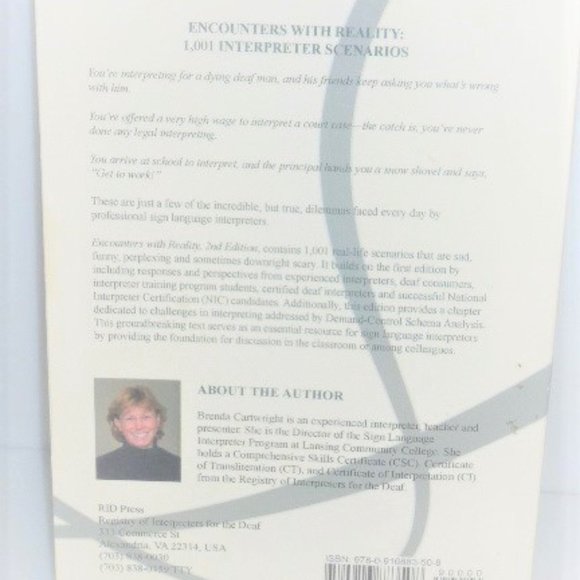 BK24 - 2nd Edition ENCOUNTERS with REALITY Brenda Cartwright 1001 Interpreter - Picture 13 of 13